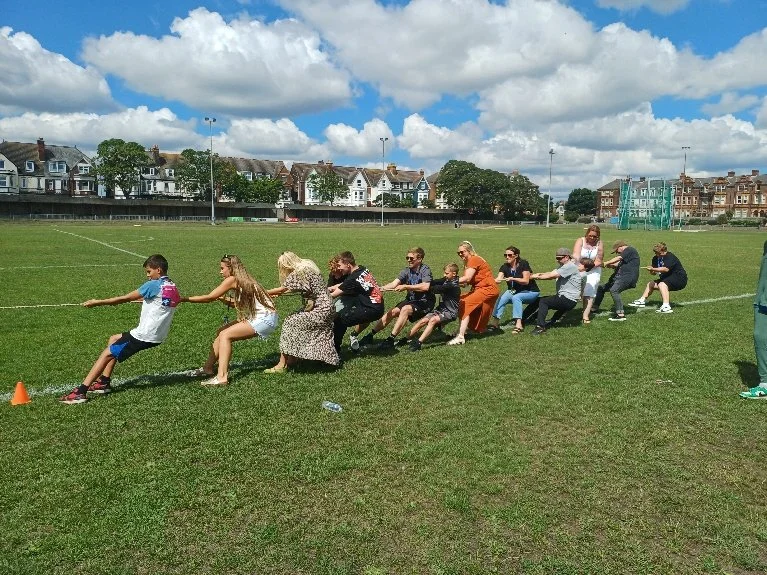 PCT students and families at a school sports day